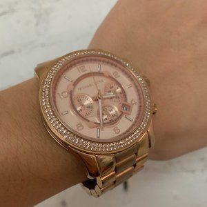 Michael Kors Rose Gold Gold-Tone Watch